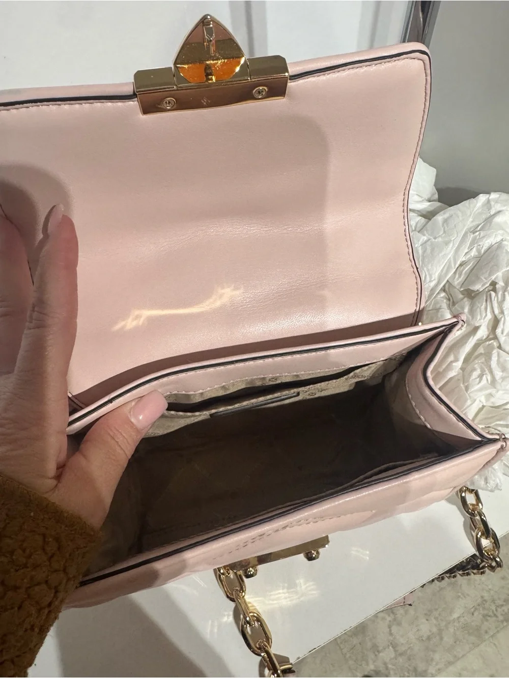 Michael Kors soft quilted